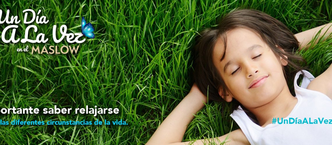 Es importante saber relajarse en medio de las diferentes circunstancias de la vida. Es importante saber relajarse en medio de las diferentes circunstancias de la vida.