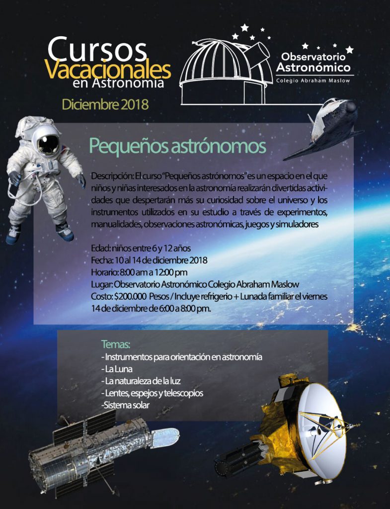 Curso Vacacional en Astronomía