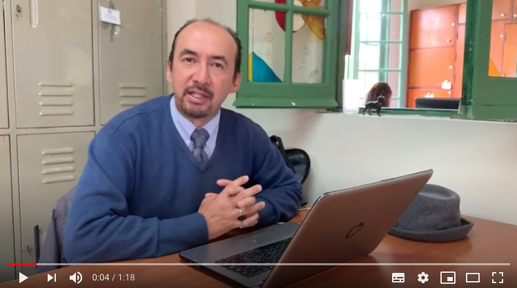 Saludo en video Profesor Leonardo Amezquita